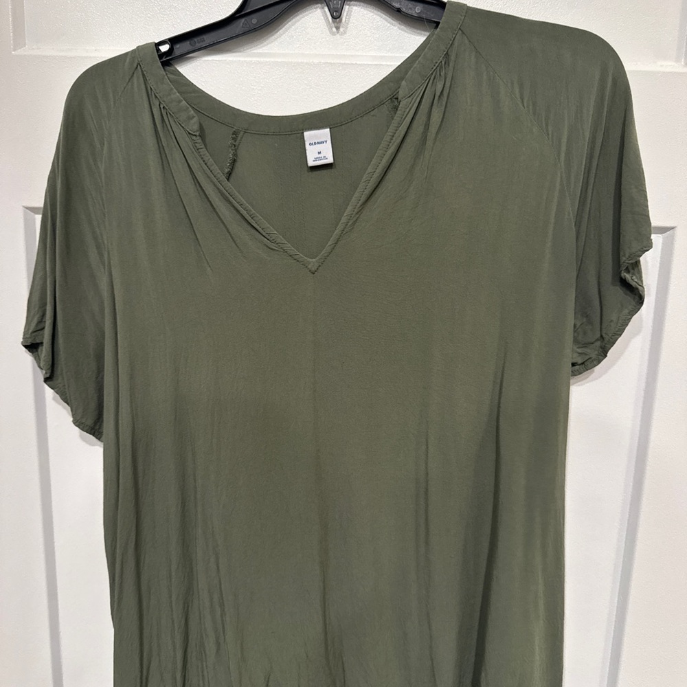 Olive Green Women's Top